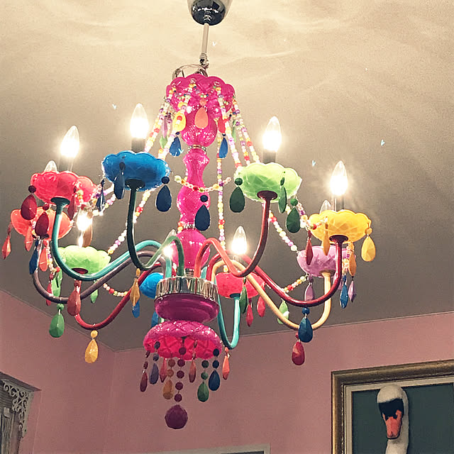 シャンデリア カラフル 温和知新 きゃりーぱみゅぱみゅ