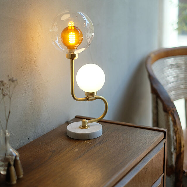 sunyowのサンヨウ-サンヨウ　LED　テーブルランプ　G9TL20G01　レトロ照明　アンティークスタイルの家具・インテリア写真