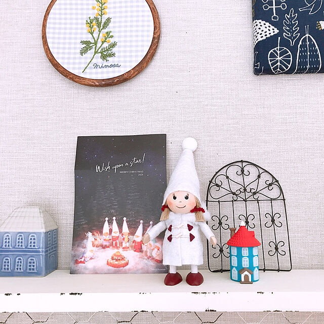 natsuのNORDIKA nisse-NORDIKA nisse ノルディカ ニッセ クリスマス 木製人形 ダッフルコートを着た女の子の家具・インテリア写真
