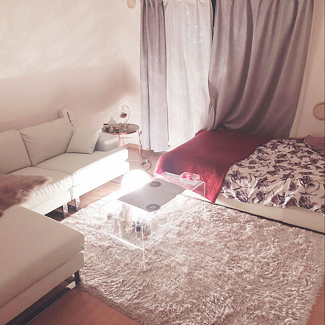 haruのニトリ-シングルベッドフレーム(バッソ DBR) の家具・インテリア写真
