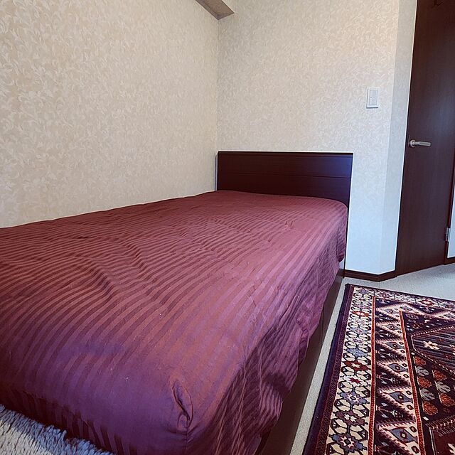takoのニトリ-マルチすっぽりシーツ シングル(Nホテル2 DRO S) の家具・インテリア写真