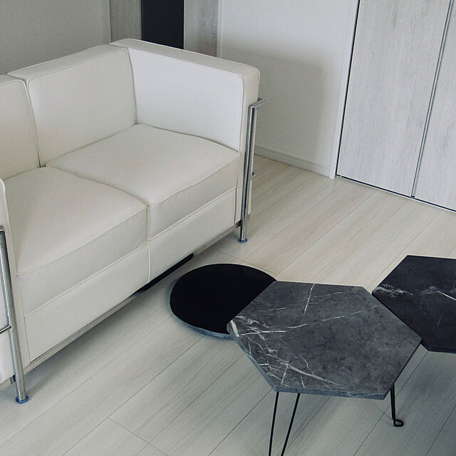 seikaの-MIT模造石折りたたみ六角形コーヒーテーブルの家具・インテリア写真