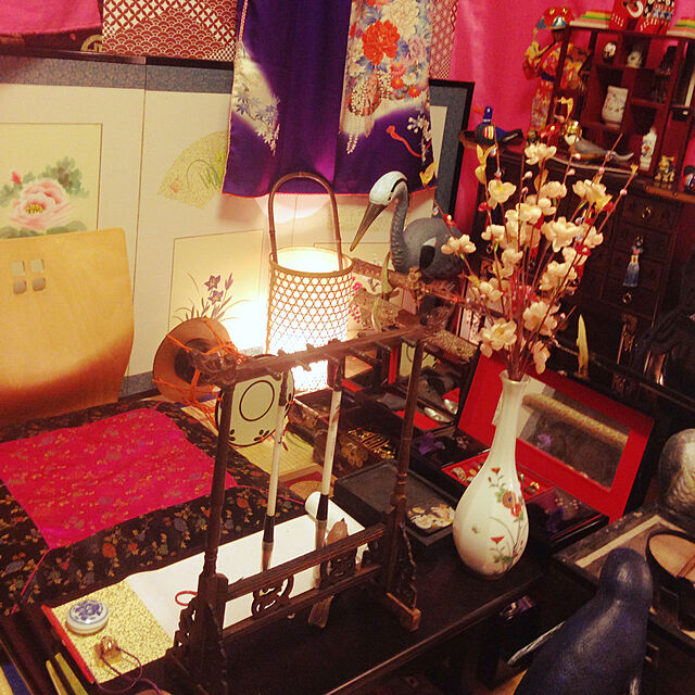 takakuzenの-美術刀剣 蝦夷刀(アイヌ刀) 古式鞘 赤サンゴ飾り 刀袋付きの家具・インテリア写真