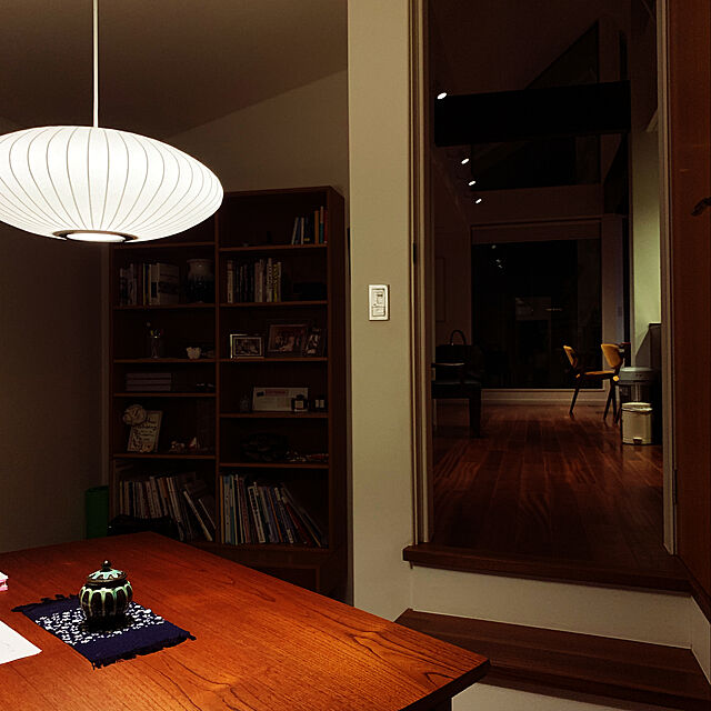 Chikaの-Herman Miller（ハーマンミラー）NELSON BUBBLE LAMP（ネルソン バブルランプ）Saucer Lamp（ソーサーランプ）S（ランプ別売）の家具・インテリア写真