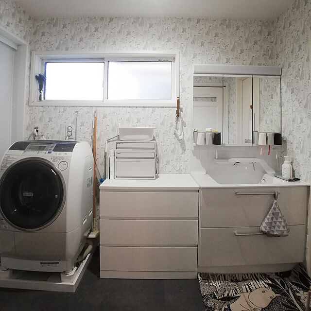 fumitanのイケア-JONAXEL ヨナクセル フレーム ワイヤーバスケット付きの家具・インテリア写真
