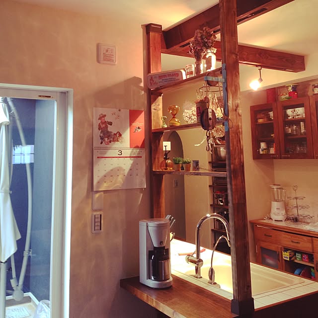 Misuzuの-ディアウォール上下パッドセットカラー：ホワイトライトブラウンダークブラウンの家具・インテリア写真