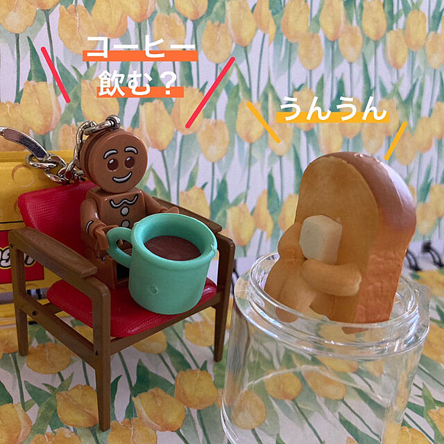 manduonmaのバンダイ(BANDAI)-まちぼうけ パンの場合 全5種セット ガチャガチャの家具・インテリア写真