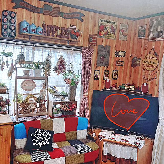 Americanの-salut!(サリュ) ホーム ワイヤーウッドカフェテーブル ブラウンの家具・インテリア写真