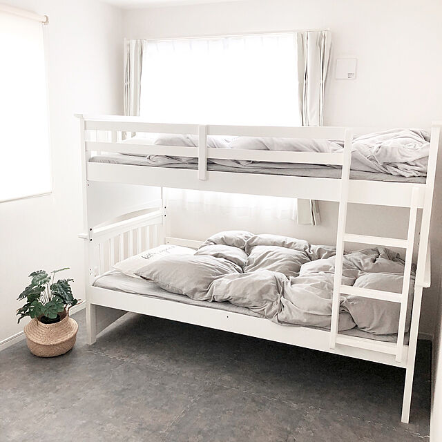 aripiのニトリ-2段ベッド(コドノ ZE WH) の家具・インテリア写真