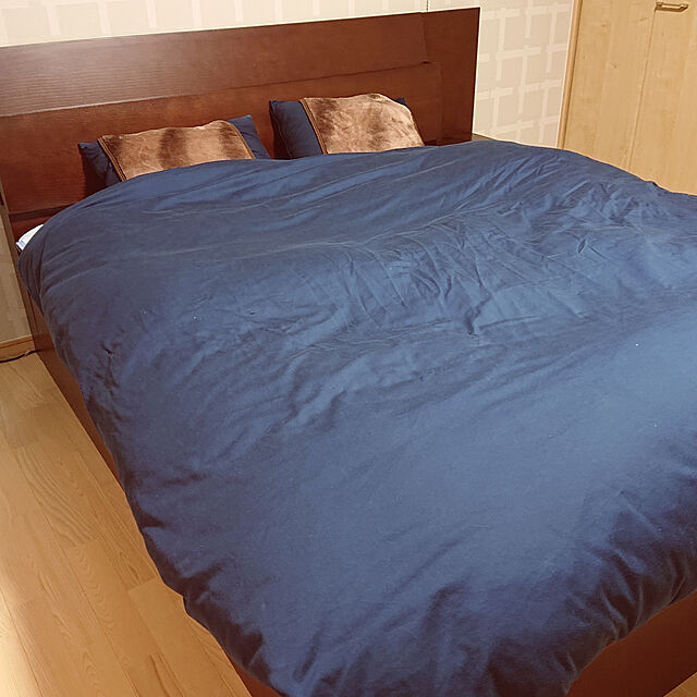 rinaのニトリ-枕カバー(パレット3NV) の家具・インテリア写真