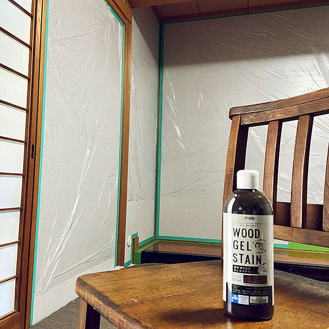 na-chanの-アサヒペン 水性ウッドジェルステイン ウォルナット(300ml)【アサヒペン】の家具・インテリア写真