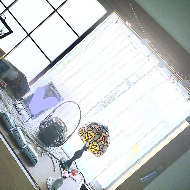 chamimiのKUROSHIO-Vitrail テーブルランプ ステンドグラス LED 卓上ランプの家具・インテリア写真