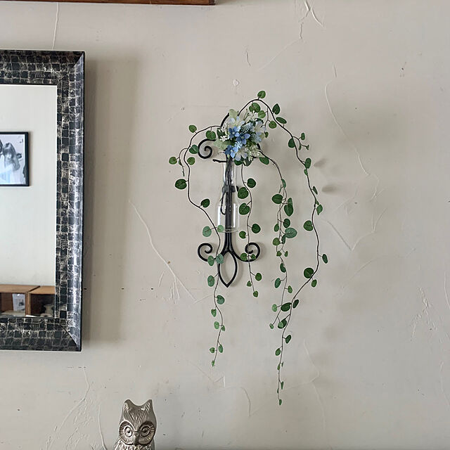 67のかわ畑貿易-壁掛け花瓶 一輪挿し 造花セット ワイヤープランツ 2012IFH002の家具・インテリア写真