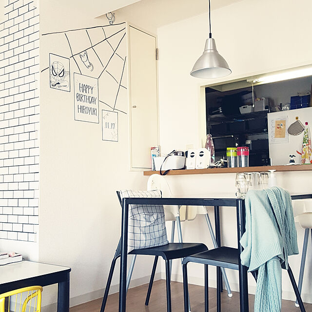 guricoのイケア-(IKEA)ANTILOP ハイチェア トレイ付き, シルバーカラーの家具・インテリア写真