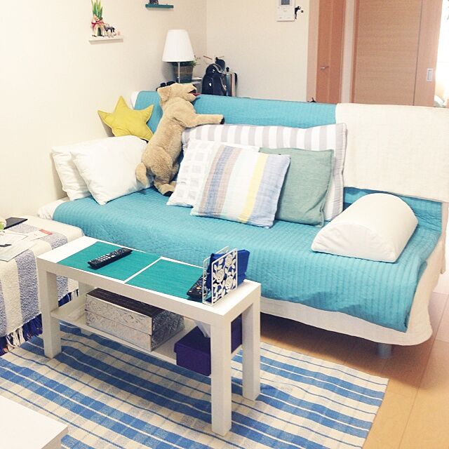 HaRuのIKEA-FANTASTISK　ペーパーナプキン, ブルー　５０ピースの家具・インテリア写真