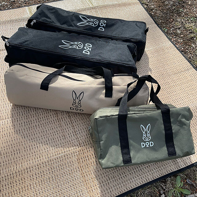 miechuraのDOD(ディーオーディー)-DOD(ディーオーディー) バッグインベッド バッグに入る軽量ベッド ツーリングにも CB1-510K ブラック (約)W183×D72×H15.5cmの家具・インテリア写真