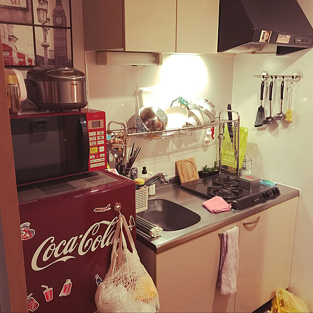 monakamasの-コカ・コーラ コークロゴ ステッカー Cutting Stiker シール ホワイト／レッド BIGの家具・インテリア写真