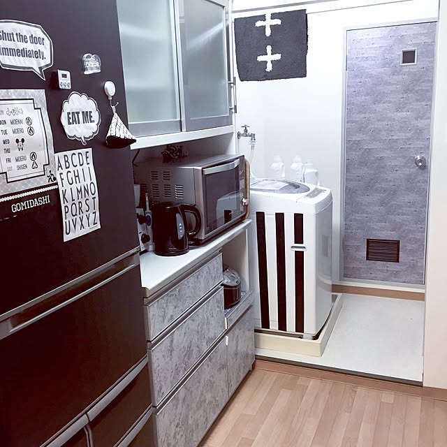 kakihomeのニトリ-さわやかコットンバスマット(クロス35x50 GY&IV)  【送料有料・玄関先迄納品】の家具・インテリア写真