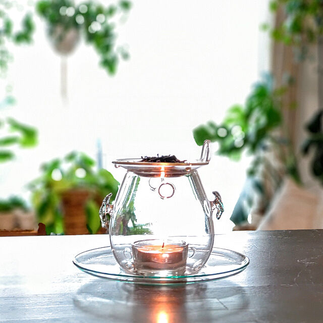 YuriYuriの-茶和家 茶香炉 耐熱ガラス製 （キャンドル一個付） ギフトラッピング可の家具・インテリア写真