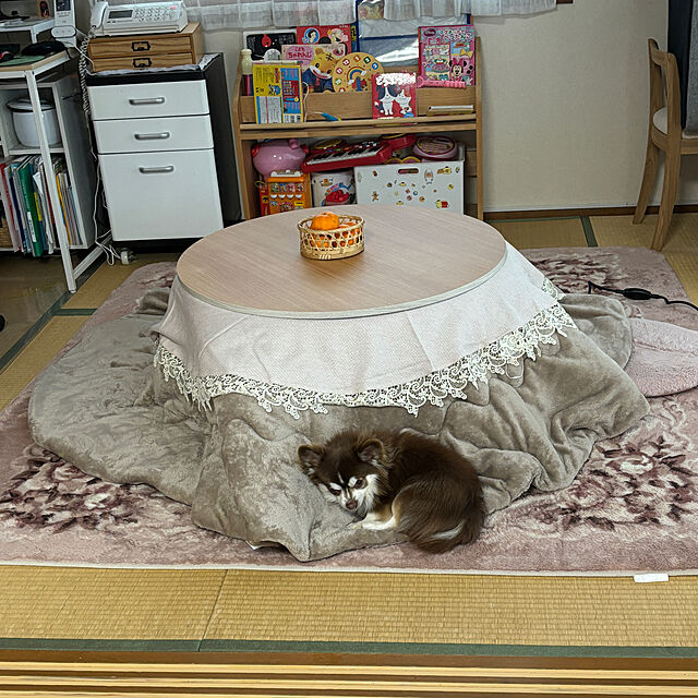 chIoeの萩原-Mignon (ミニョン) こたつ布団 円形タイプ m12906の家具・インテリア写真