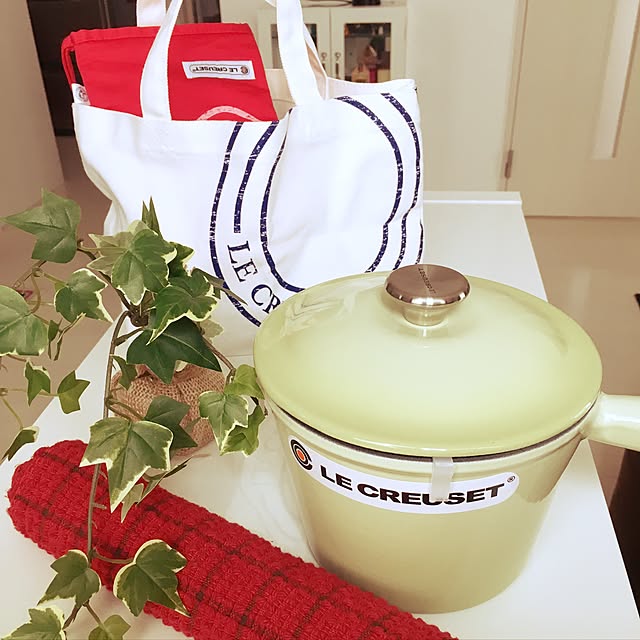 ym_my7425の-ルクルーゼ（ル・クルーゼ） ウィンザーポット ワサビ  （LE CREUSET）の家具・インテリア写真