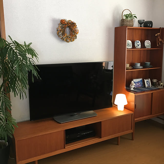 ギギリビング テレビ台 チーク 無垢材 幅114 奥行35 チーク ローボード-