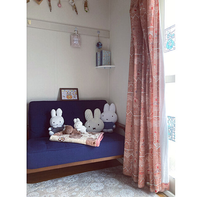sakuramiffyのセキグチ-ミッフィー スタンダードぬいぐるみ S オレンジの家具・インテリア写真