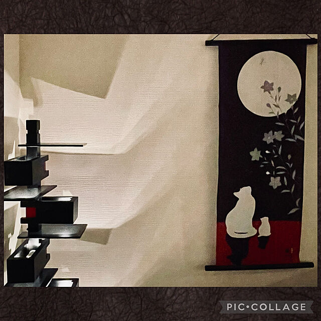 aureaのケイス-濱文様 絵てぬぐい 月と猫の家具・インテリア写真