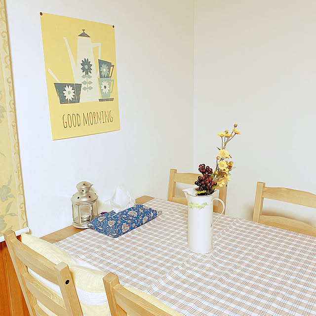 mayonekoの-salut!(サリュ) ホーム ティッシュボックスカバー（ブルー） ブルーの家具・インテリア写真