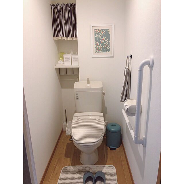 rkkoのニトリ-洋式トイレ2点セット(ニットボーダー) の家具・インテリア写真