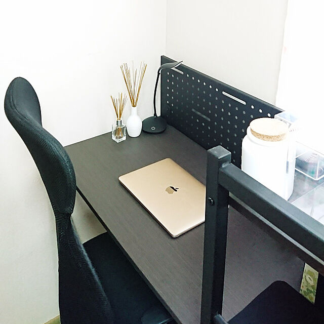 miejun5のニトリ-デスクパネル (ザッキー 80 BK) の家具・インテリア写真