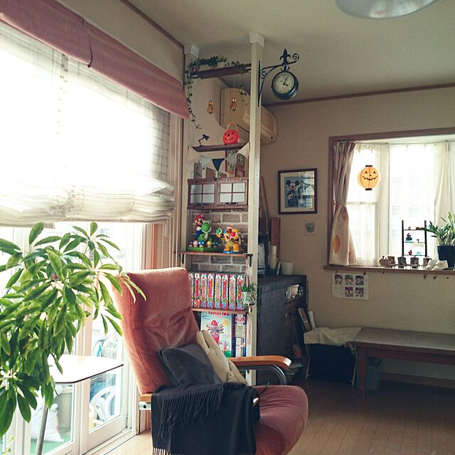 yuki-pandaの-ノーブルアイアン ボスサイド ウォールクロック(S)1139-15 壁掛両面時計【同梱不可】の家具・インテリア写真