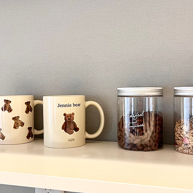 nyn018の-マグカップ くま コーヒーカップ Bear 韓国雑貨 食器 写真 撮影小物 インスタ 陶器 セラミック マグ くま柄 キナリ 即納の家具・インテリア写真