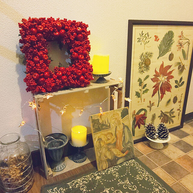 yuuu7712の-アメリカ CAVALLINI　カヴァリーニ　ラッピングペーパー　クリスマス　ボタニカルの家具・インテリア写真