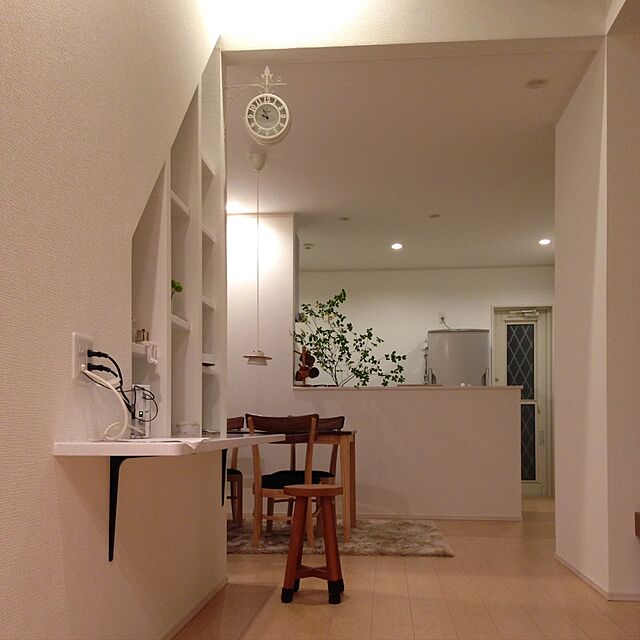miwawaの-【壁掛両面時計】ステーションクロック　ボスサイドウォールクロック(S) 4色対応　直径15cm　【あす楽対応】の家具・インテリア写真
