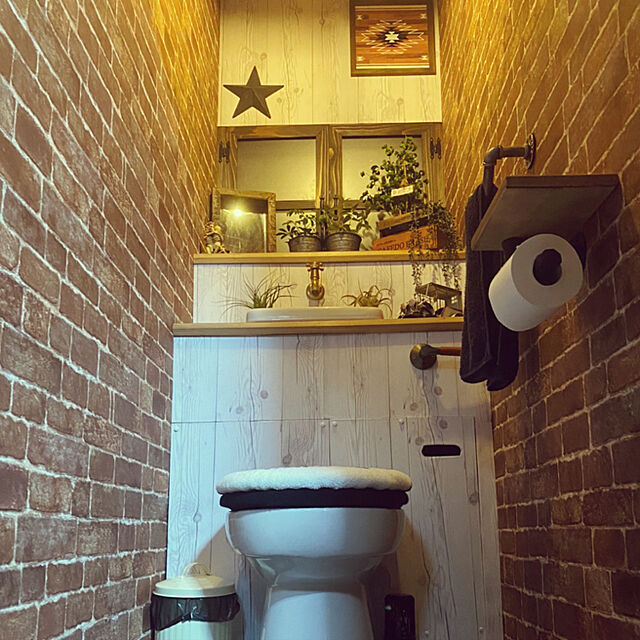 ki_chanのtakeki-japan-アンティーク　水道 蛇口　十字取手　銅製　横水栓　DIY　ブロンズ　エクステリアの家具・インテリア写真