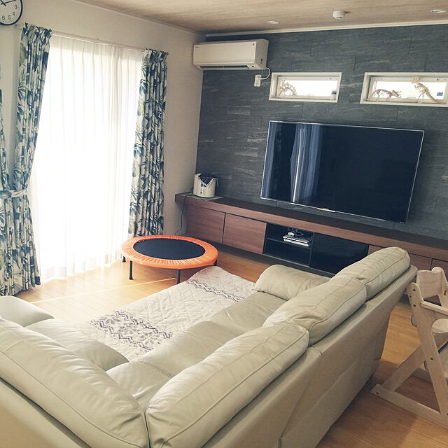lomane124のニトリ-本革カウチソファ (ウォール3KD LC 革C1BE) の家具・インテリア写真