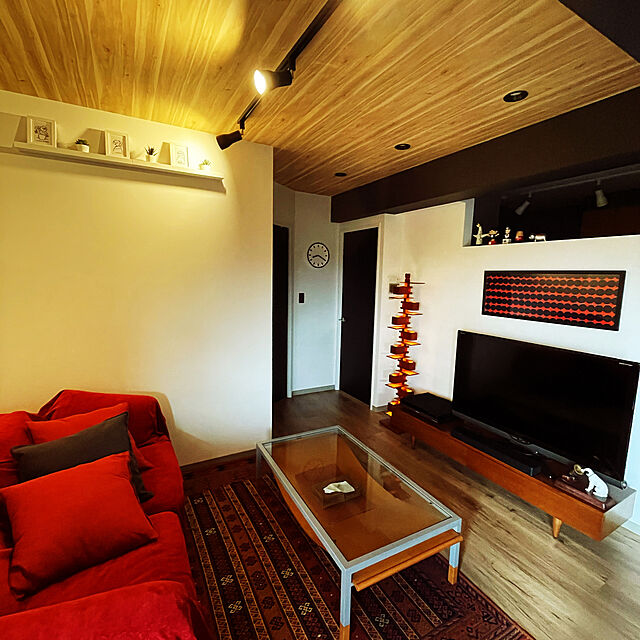 y_rnv_homeの山田木管工業所-額縁 手ぬぐい額 カラータイプ 黒 ブラック 手拭い タオル フレーム 木製フレーム 壁掛けフレームの家具・インテリア写真