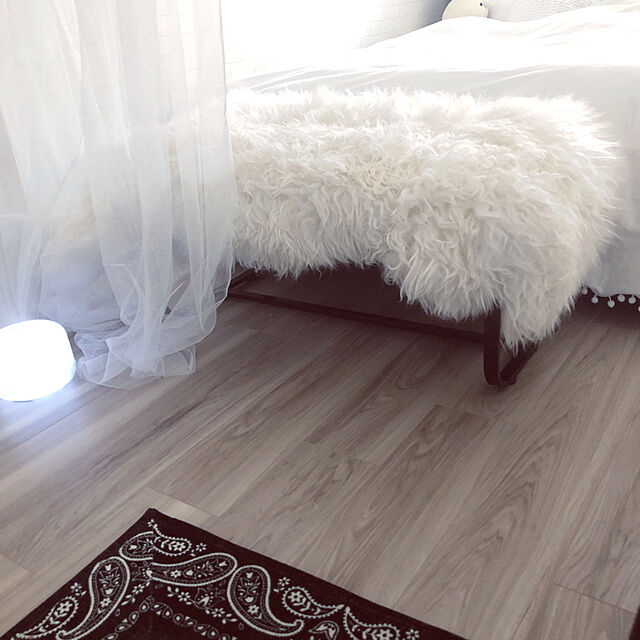 MikaのLucky&Beauty-ホワイトの布団カバー ダブル 3点セット/掛ふとんカバーと枕カバー2枚の家具・インテリア写真