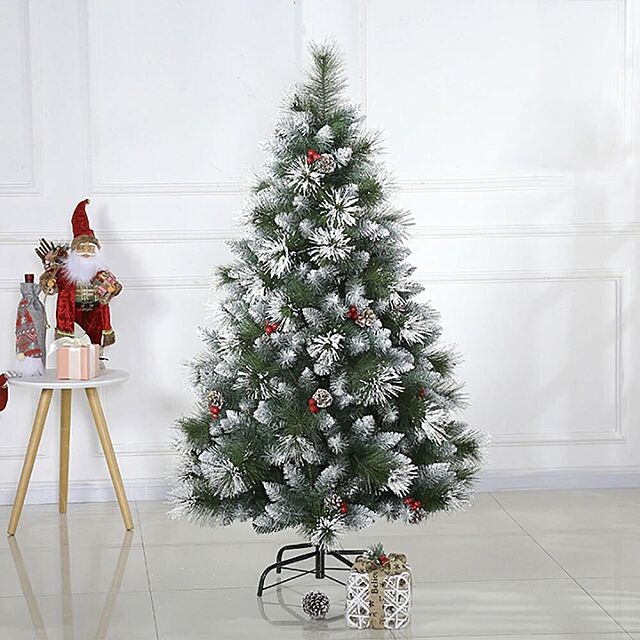 aiojapanの-クリスマスツリー 松ぼっくり 木の実付き 150cm ツリー オーナメント 誕生日 飾り付け 室内 デコレーション 装飾の家具・インテリア写真