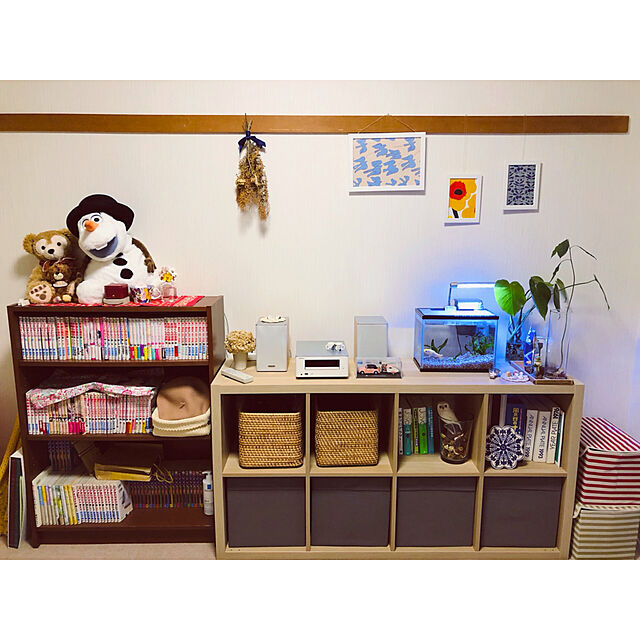 tomanu31のIKEA (イケア)-ＩＫＥＡ/イケア　BILLY/ビリー：書棚80x28x106 cm　ホワイトステインオーク材突き板 （104.042.46）の家具・インテリア写真