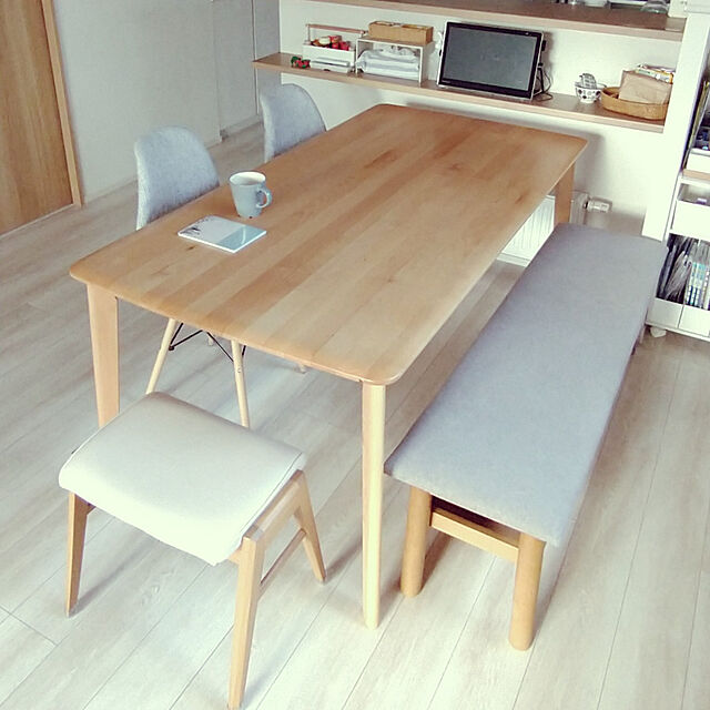 totoのニトリ-ダイニングテーブル (NコレクションT-05 165 NA） の家具・インテリア写真
