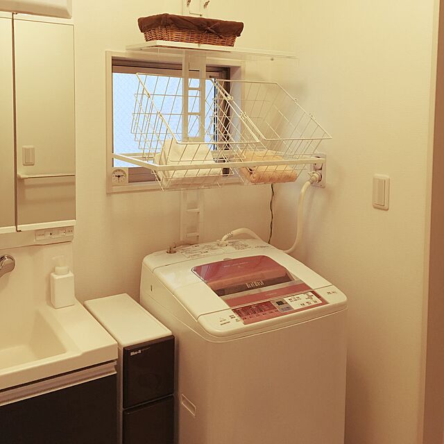 azuの-スマートライフ ランドリーラック 棚2段バスケット2個の家具・インテリア写真