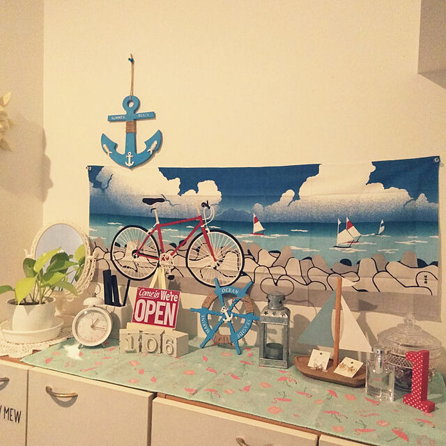 futukoのケイス-濱文様 絵てぬぐい 夏色サイクリングの家具・インテリア写真