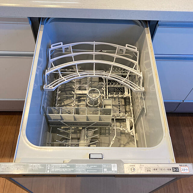Ake.Aの-【7月6日入荷予定】 クリナップ 食洗機 プルオープン食器洗い乾燥機 [ZWPP45R14LDS-E] パネルタイプ(パネル無し) カラー：シルバー 収納容量5人分の家具・インテリア写真