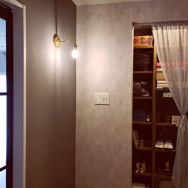 Honamiの-壁掛け 照明 ブラケットライト ランプ 真鍮 アンティーク おしゃれ シンプル レトロ 子供部屋 寝室 玄関 廊下 室内 壁面 ウォールライト 新生活の家具・インテリア写真