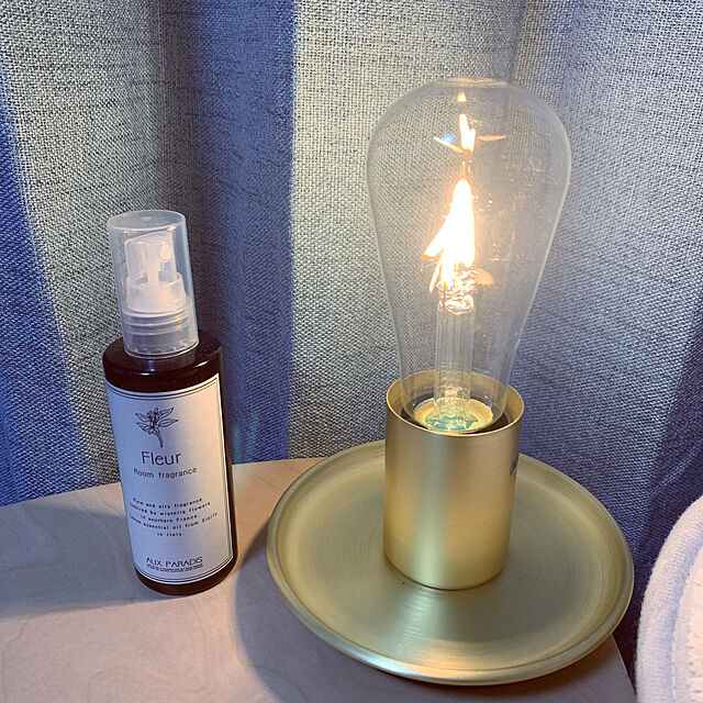 kaoriのイケア-【人気商品】IKEA（イケア）BARALUND バーラルンドテーブルランプベース　黄銅色※電球は別売りですの家具・インテリア写真
