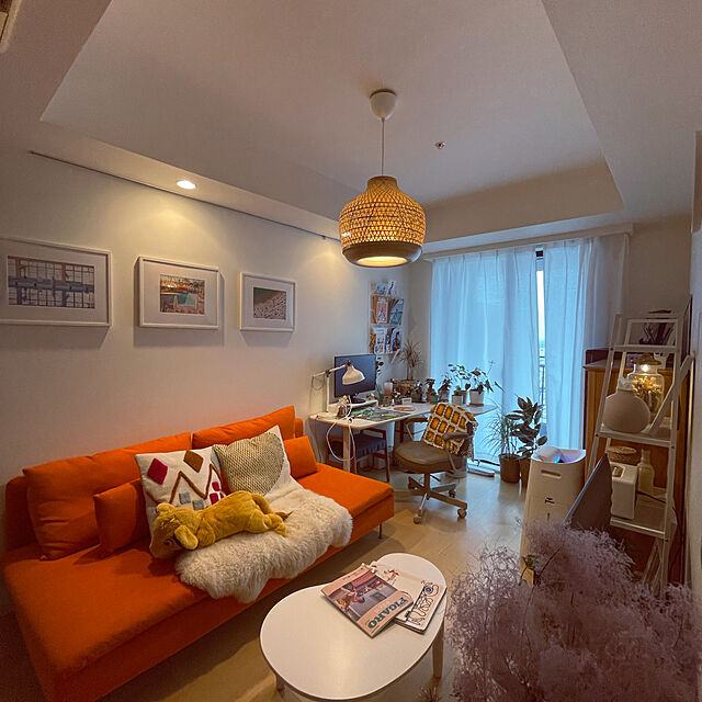 Ayakaのイケア-BEKANT ベカント コーナーデスク 右の家具・インテリア写真