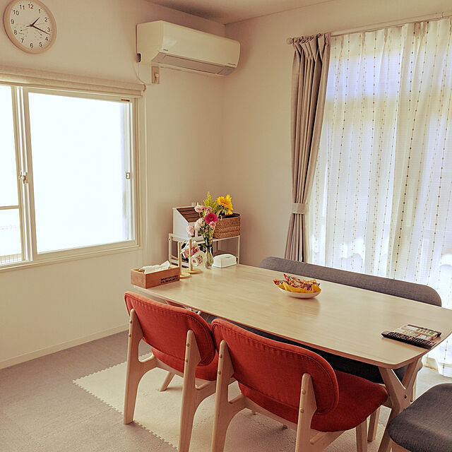 Saoriのニトリ-防音効果パズルマット ふち付き（NV/LGY） の家具・インテリア写真