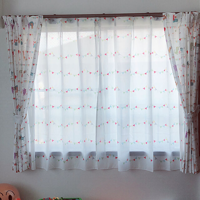 no94のニトリ-遮像レースカーテン(フラッグス 100X138X2) の家具・インテリア写真